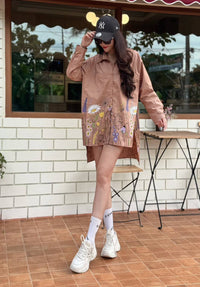 Wildflower Meadow Shirt Dress