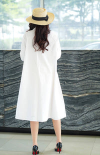 Modern Geometry Shirt Dress