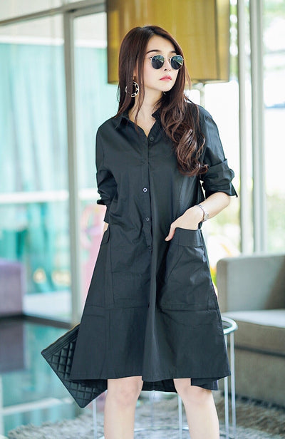 Urban Chic Pocket Shirt Dress