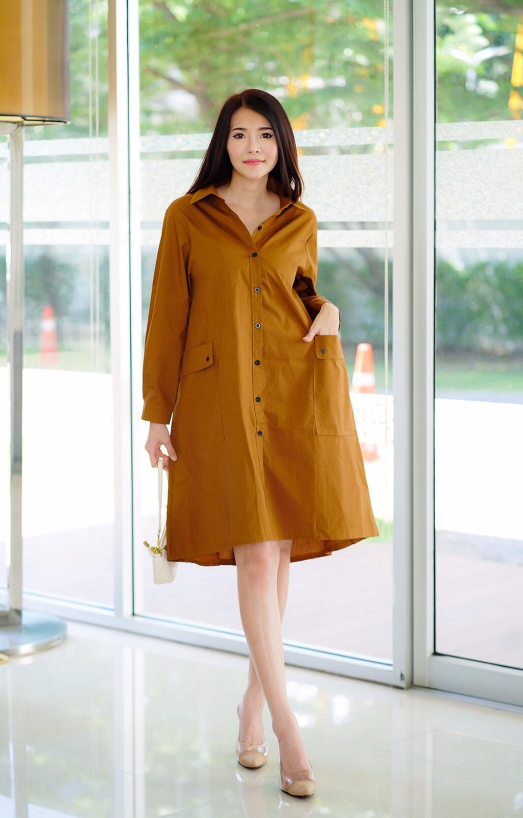 Urban Chic Pocket Shirt Dress
