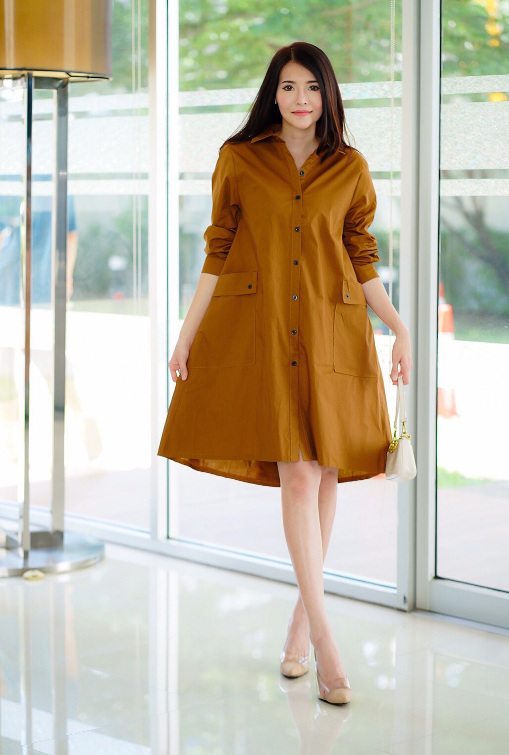Urban Chic Pocket Shirt Dress