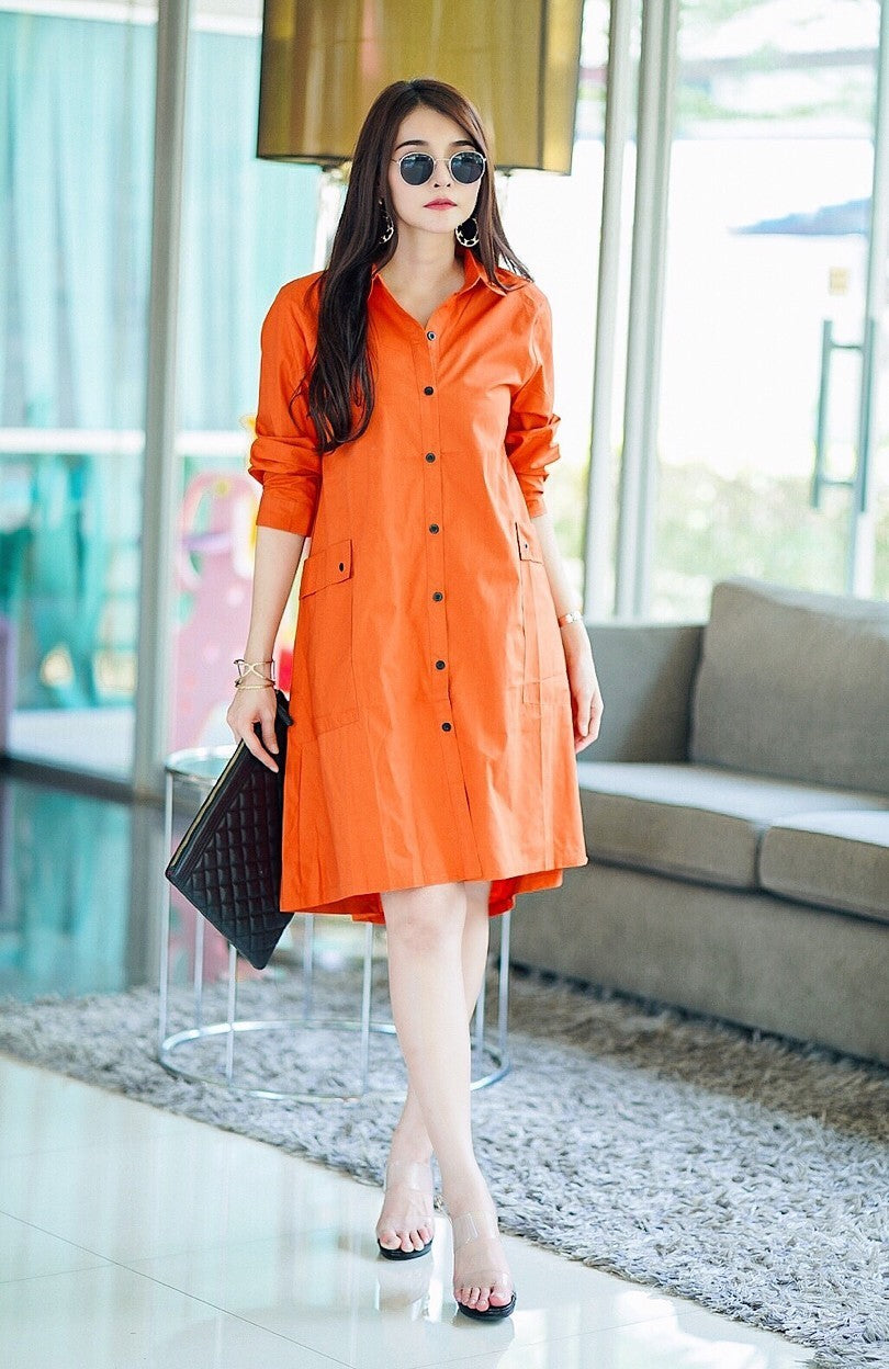 Urban Chic Pocket Shirt Dress