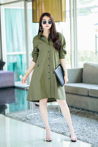 Urban Chic Pocket Shirt Dress
