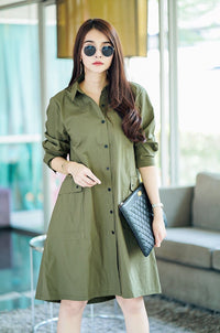 Urban Chic Pocket Shirt Dress