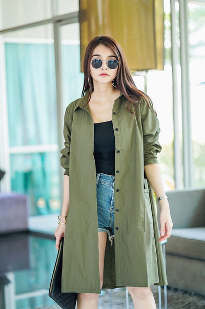 Urban Chic Pocket Shirt Dress