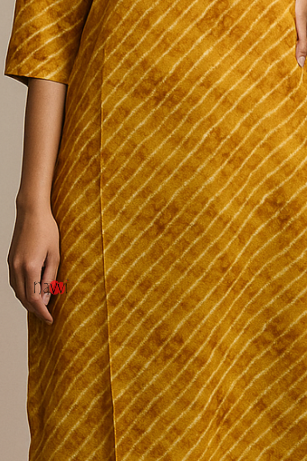 Kesariya Stride Kurta