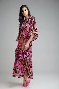 Trippy Eyes Kaftan Dress