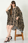 Cheetah Print Short Kaftan