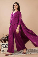 Jam Silk Shurg Purple Set
