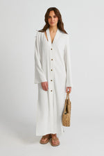 White Oyster Premium Dress