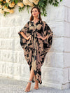 Ring Style Kaftan Dress- Mocha