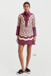Scallop Bloom Shirt Dress