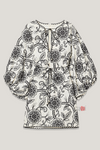 Sketch Effect Bold Chic Shirt Dress