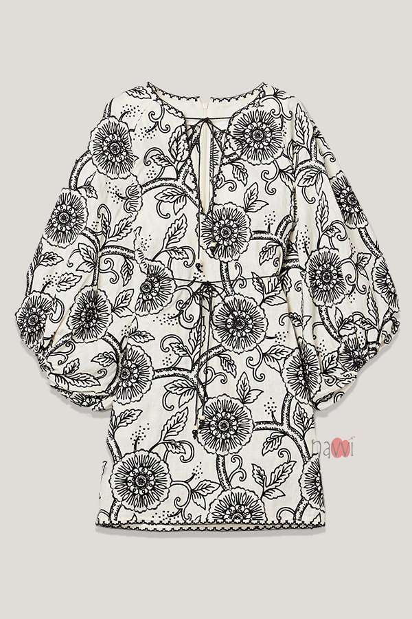 Sketch Effect Bold Chic Shirt Dress