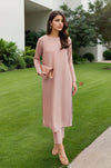 Blush Nude Straight Kurta Pant Set
