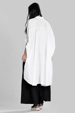 Shirt With Exaggerated Sleeves