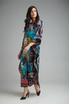 Vibrant Print Kaftan Dress