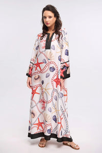 Loco Printed Long Maxi Dress