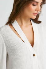 White Oyster Premium Dress