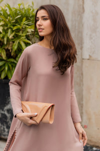 Blush Nude Straight Kurta Pant Set