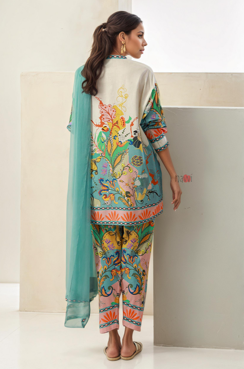 Tropical Muse - Printed Dreamscape Ensemble