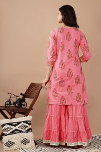 Gajari Cotton Kurta Set