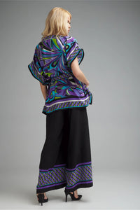 Blazing Blue Kaftan Co-ord Set