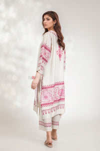 Sky Petals Printed Lawn Kurta Set