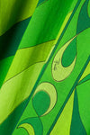 Leafy Green Kaftan Dress