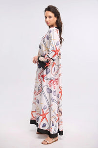 Loco Printed Long Maxi Dress