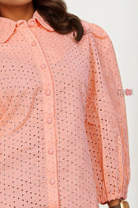Sugar Bloom Schiffli Shirt