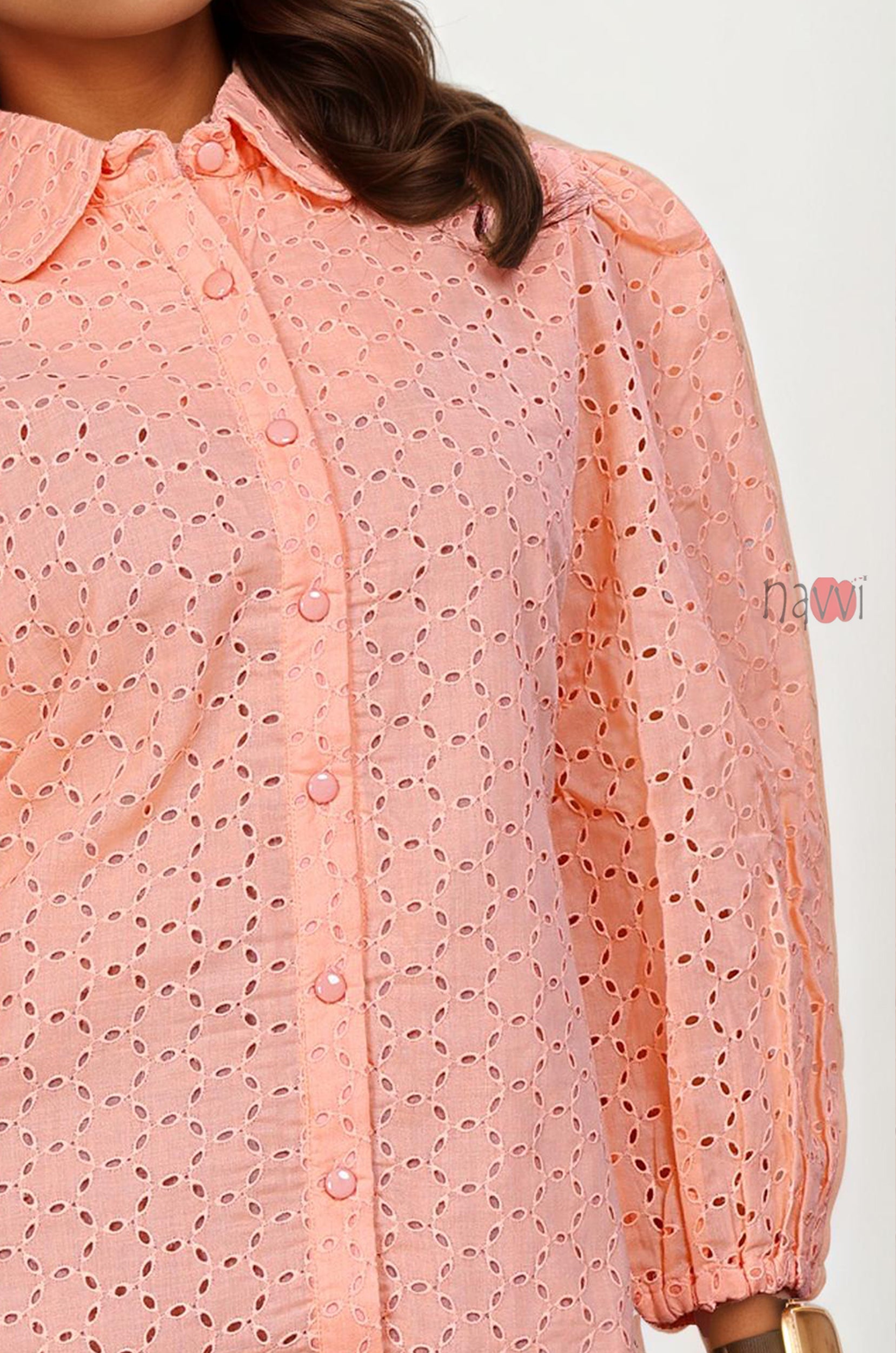 Sugar Bloom Schiffli Shirt