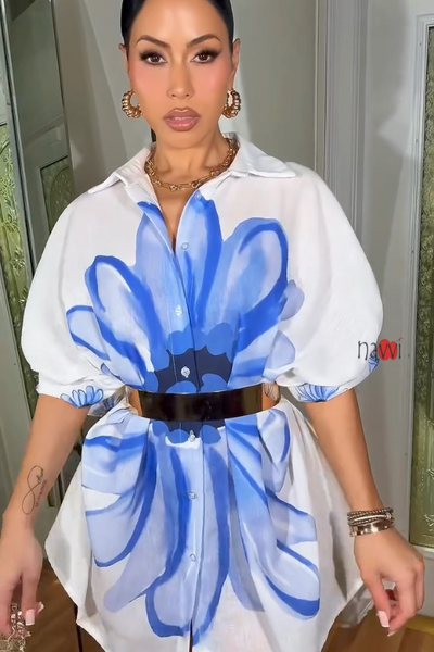 Scartel Bloom Shirt Dress