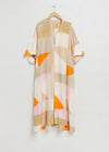 Mimosa Silk Crepe Kaftan Dress