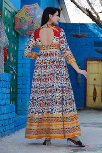 Fancy Multicolor Women Gown