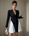 Monochrome Mirage Dress