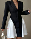 Monochrome Mirage Dress