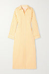 Vertical Stripes Shirt Dress- Oversize