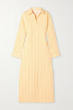 Vertical Stripes Shirt Dress- Oversize
