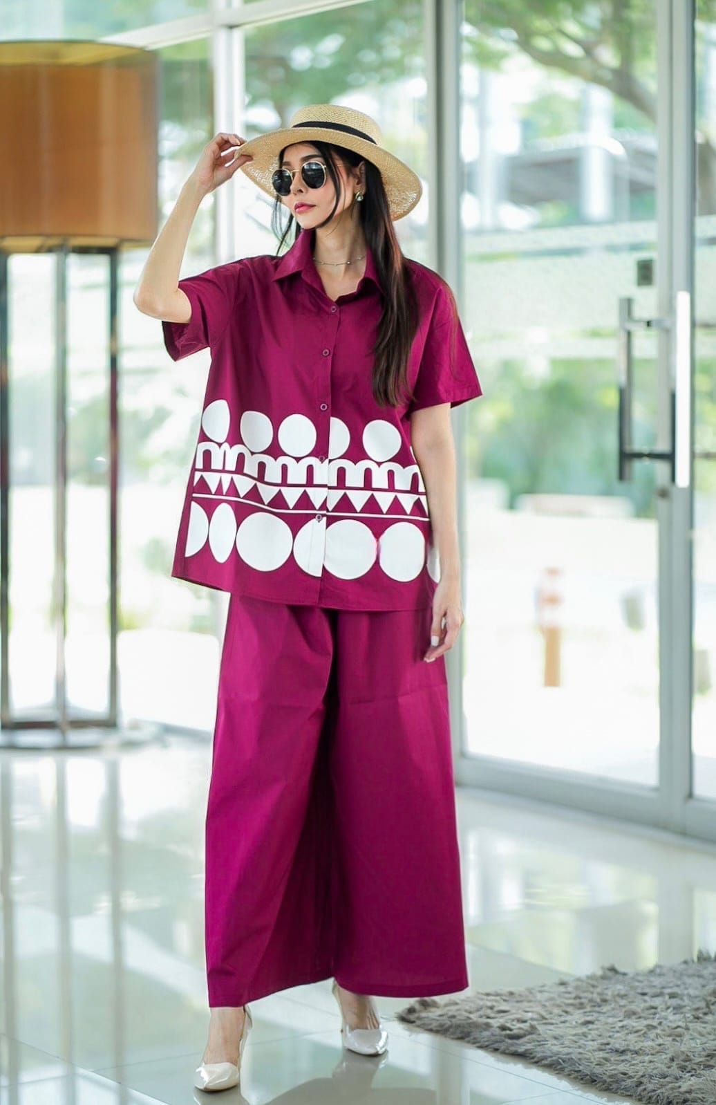 Korean Fashion Co-ord Set for Women - Navvi.in
