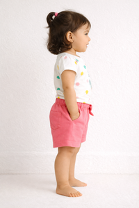 Printed Top with Hot Pant - Navvi.in