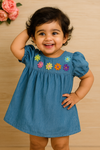 Soft Denim Style Summer Dress