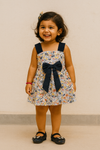 Blue Bow Summer Frock