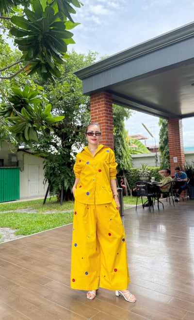 Women’s Floral Work Co-Ord Set - Navvi.in