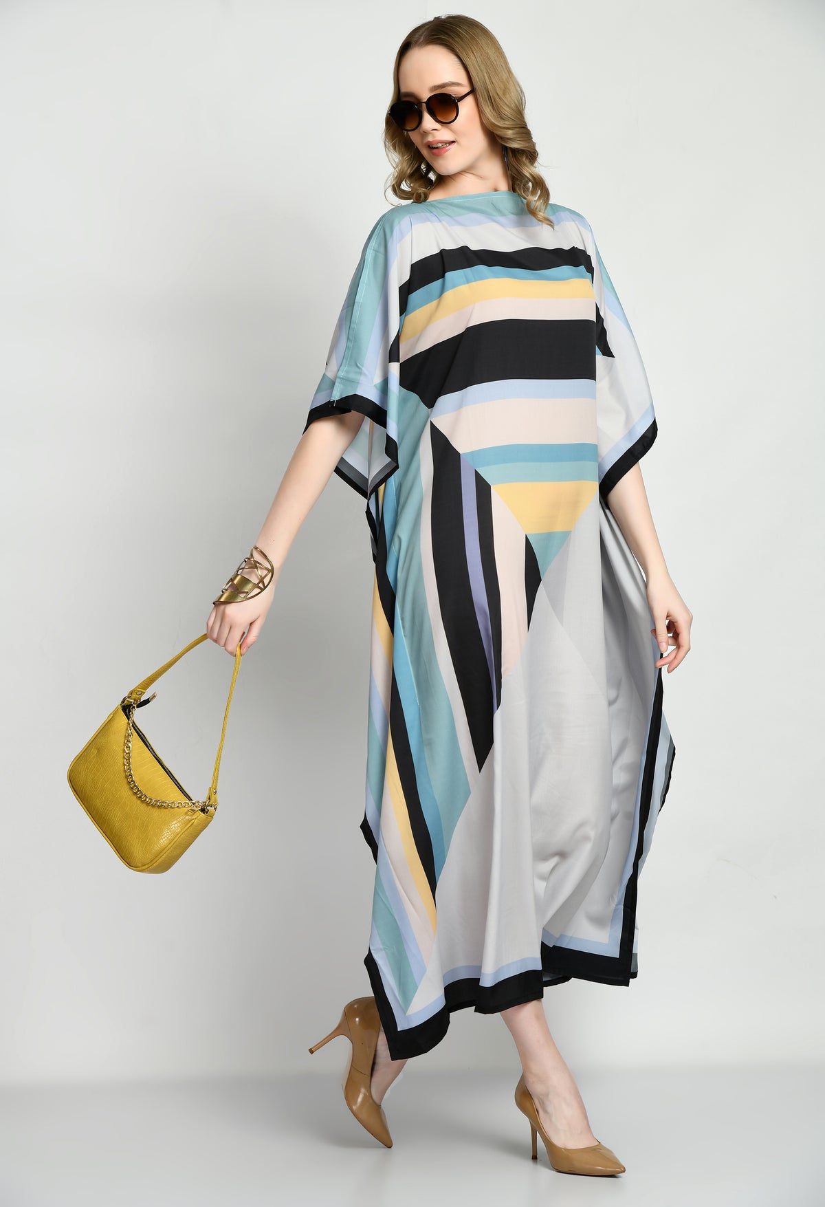 Silk Kaftan Dress | Navvi