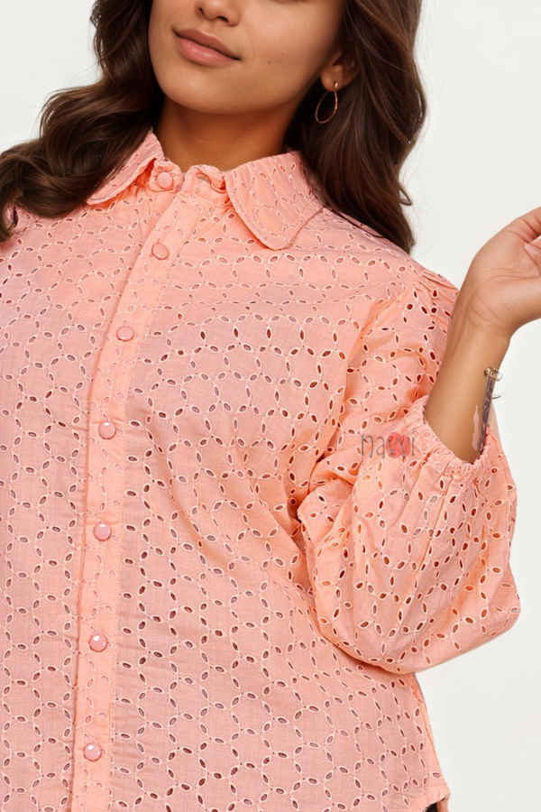 Sugar Bloom Schiffli Shirt