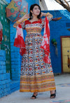 Fancy Multicolor Women Gown