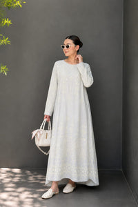 Celestial Motif A-Line Maxi Dress