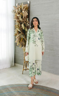 Mint Green Floral Printed Co-Ord Set