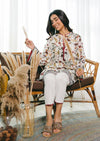Autumn Bloom Chic Printed Co-ord Set